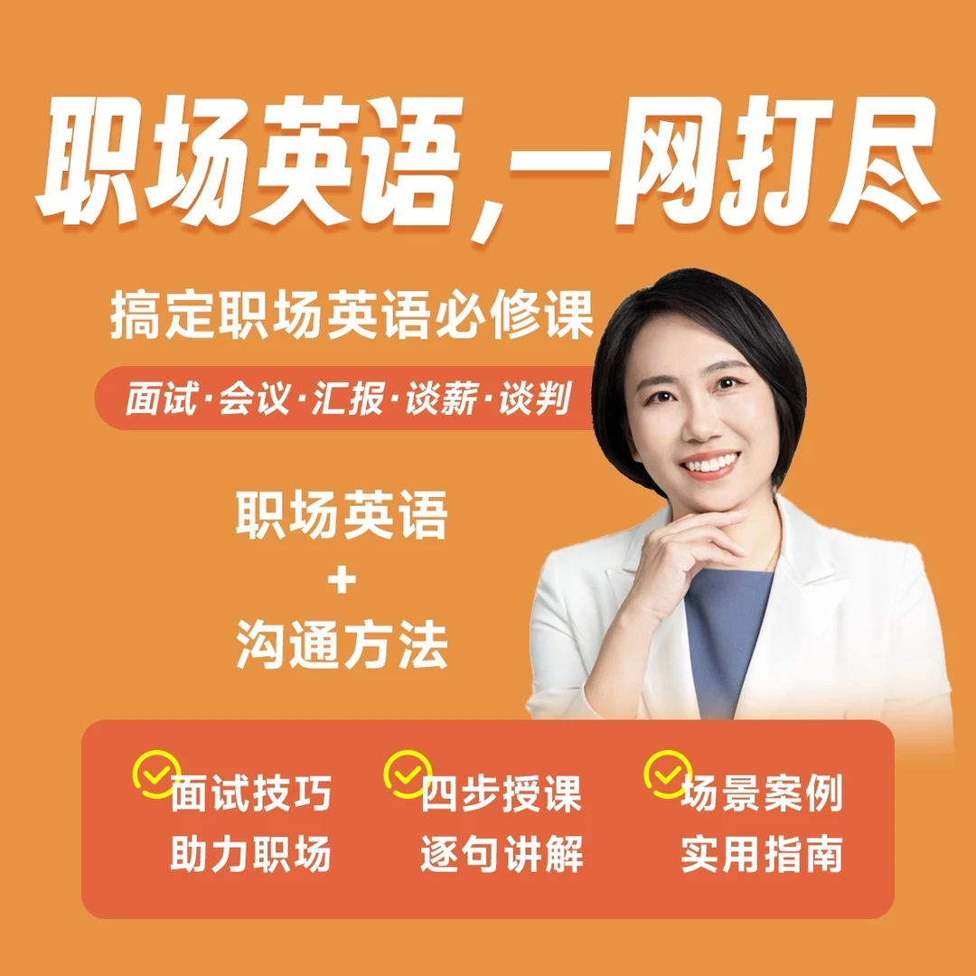 职场英语 一网打尽 邮件会议 汇报绩效 项目 争论 外贸 简历面试