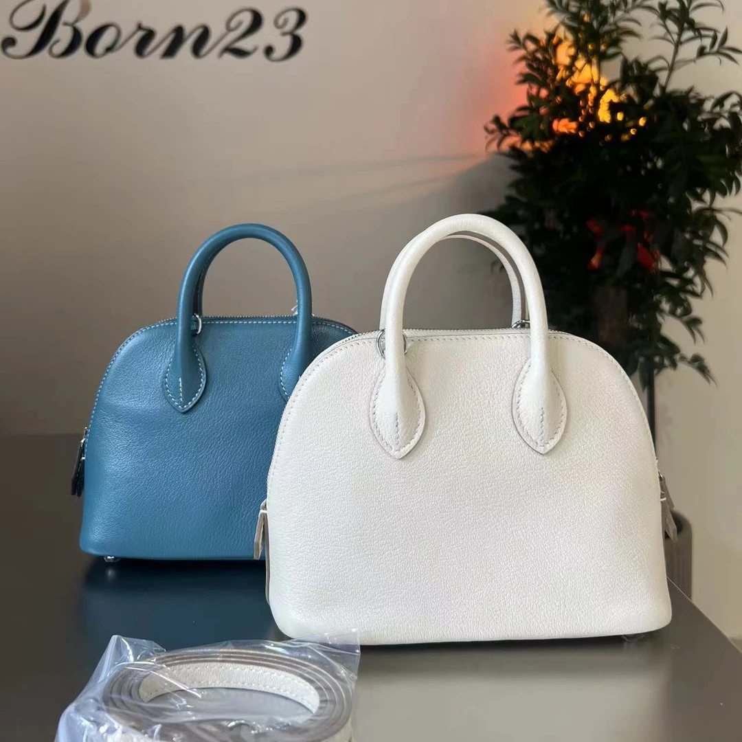 born23(保龄球)真皮单肩手提斜挎贝壳包简约轻奢(迷你保龄球)
