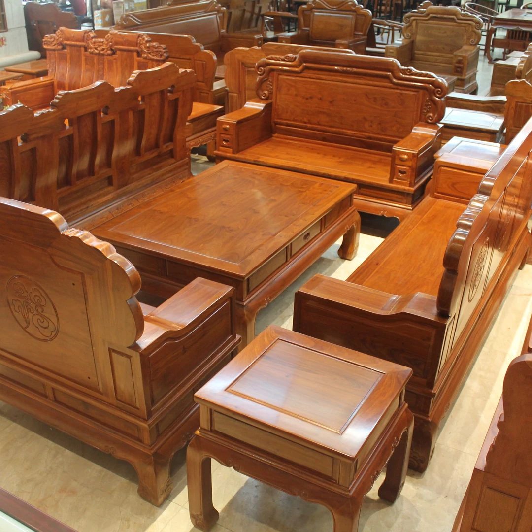 【鸿运红】富瑞刺猬紫檀沙发