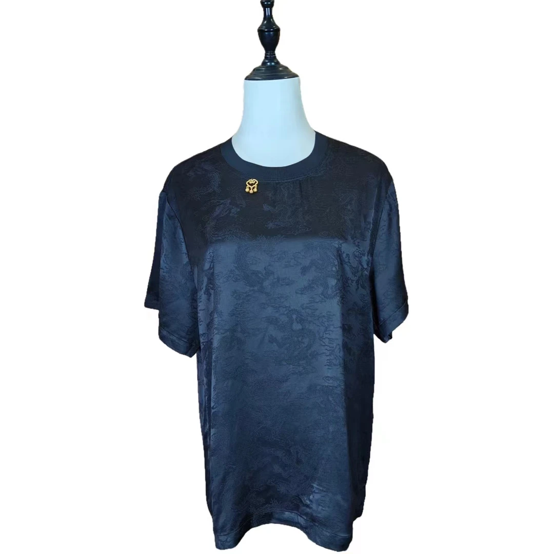 【深圳南油】“黑桃A”新中式国风时尚百搭气质圆领短袖T桖