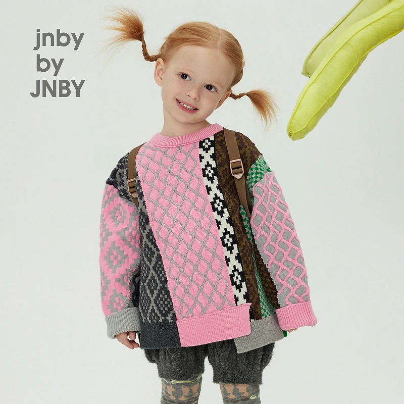 jnbybyJNBY江南布衣童装冬毛衫套头长袖男女童1N0311980