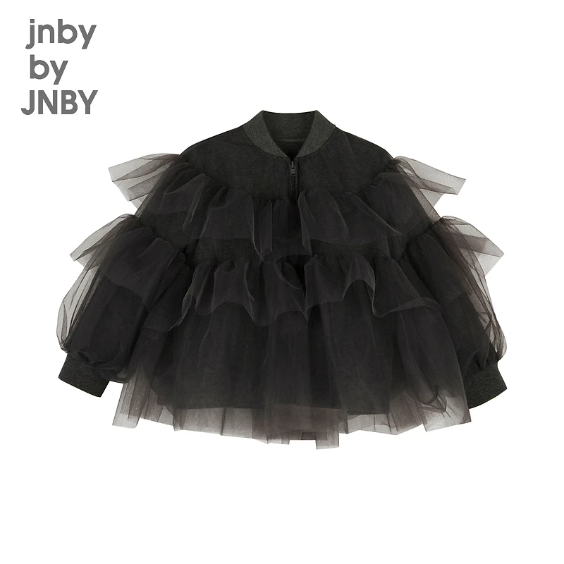 jnbybyJNBY江南布衣童装秋网纱夹克棒球领女童1N8611220