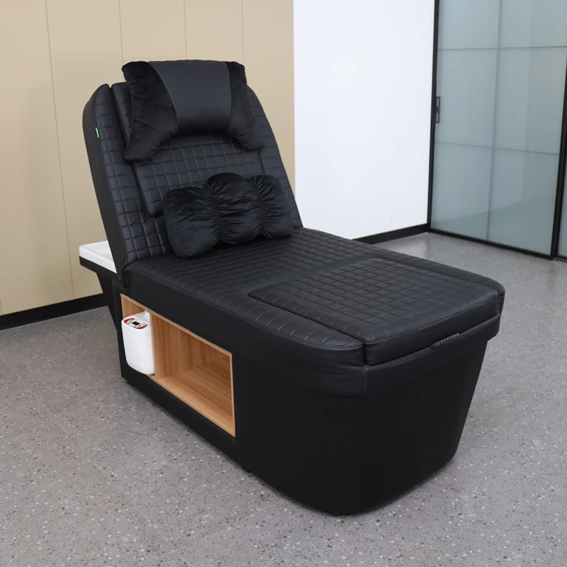 喜运来沐足人-04双盆多功能头疗洗头床足浴定制SPA推拿按摩采耳床