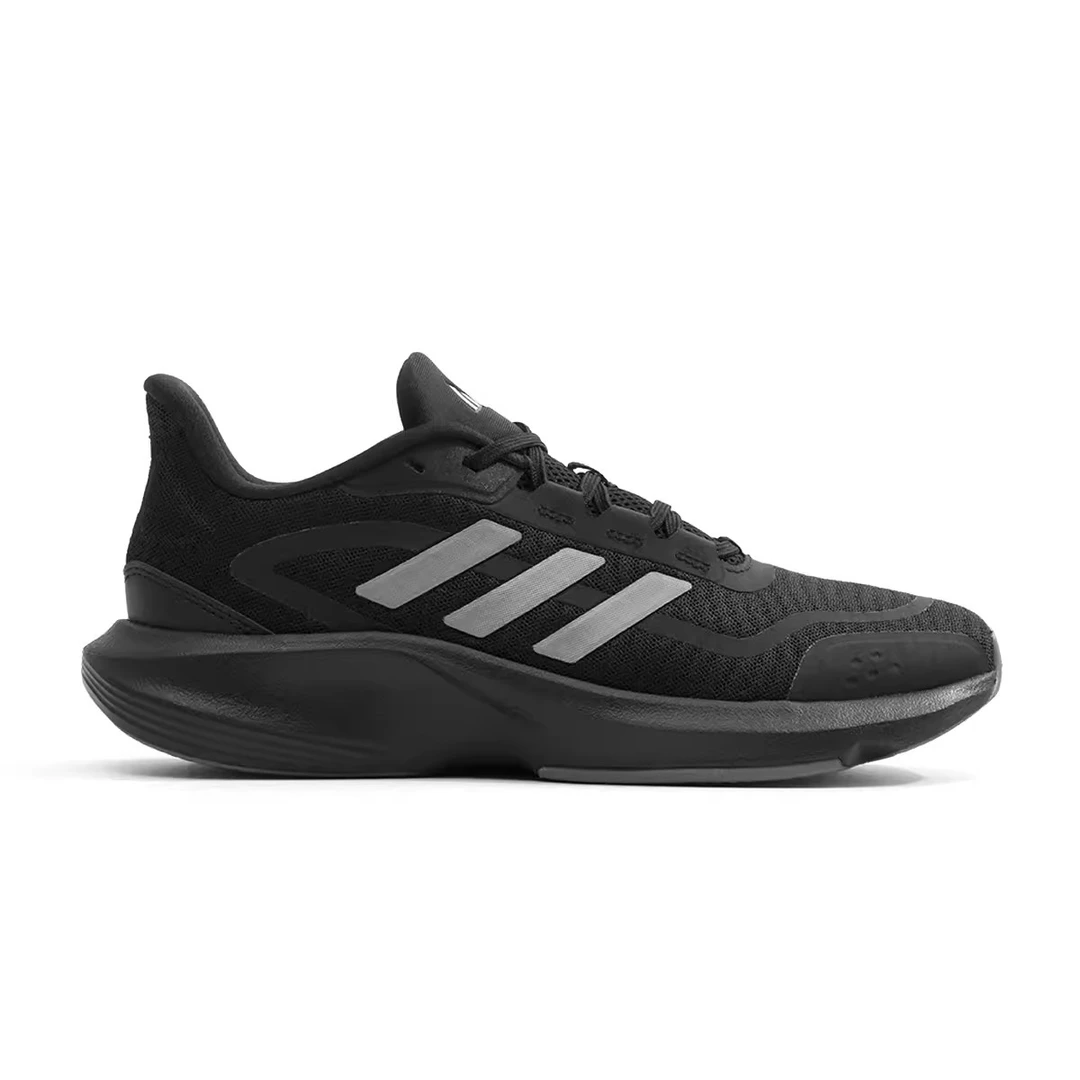 adidas/阿迪达斯男子运动鞋夏季网面透气时尚黑休闲跑步鞋JH5150