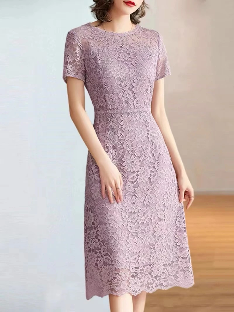 17792紫色连衣裙