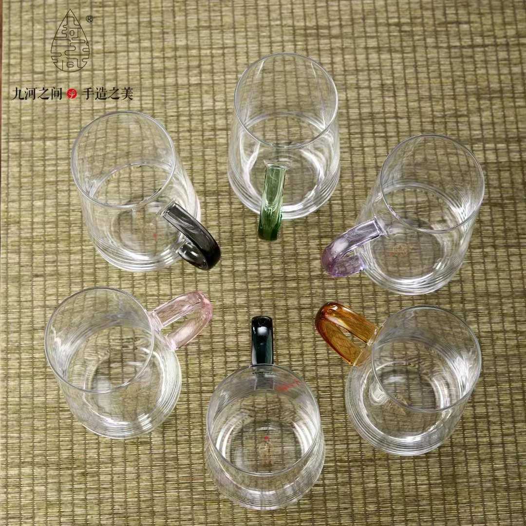 九河之间春意绿茶杯