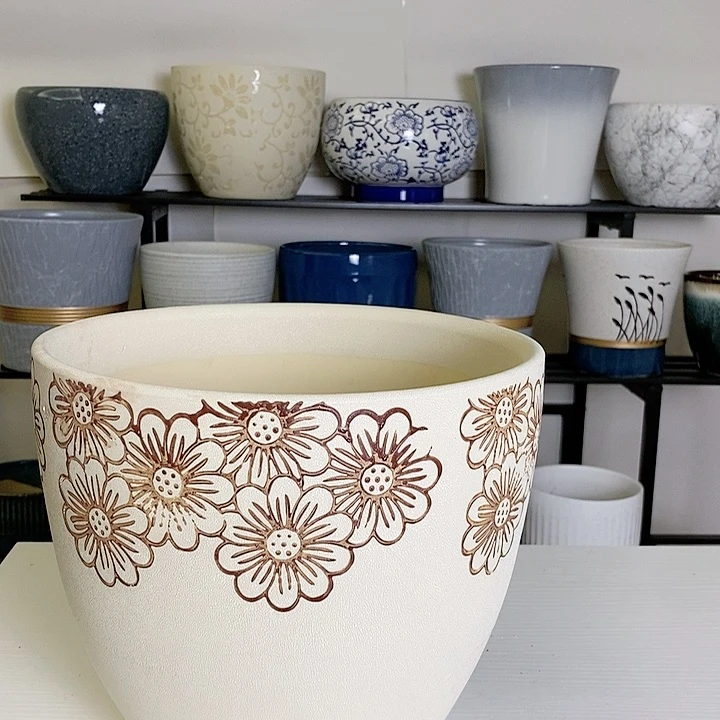 陶瓷20CM以下繁花珍珠25-21