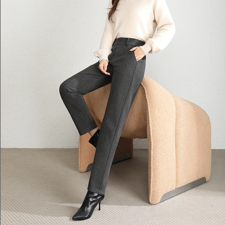 【工厂】24年秋款高腰显瘦时尚休闲烟管裤2851#