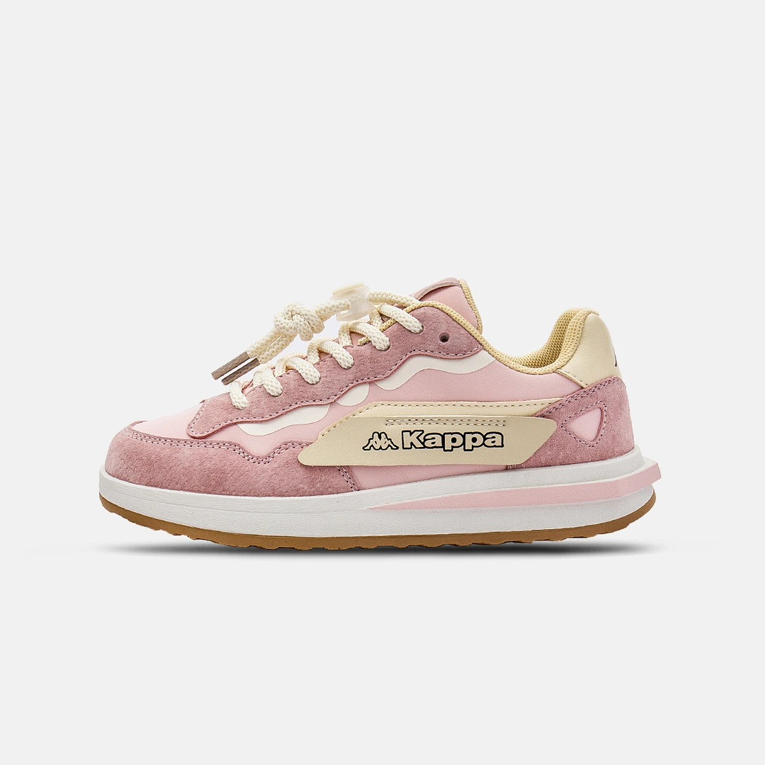 kappa卡帕运动鞋中大童透气防滑跑步鞋男女小学生时尚休闲运动鞋