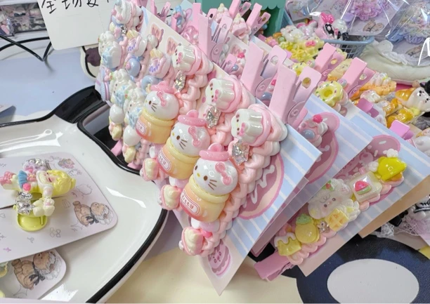 可爱DIY饰品手工发夹开包