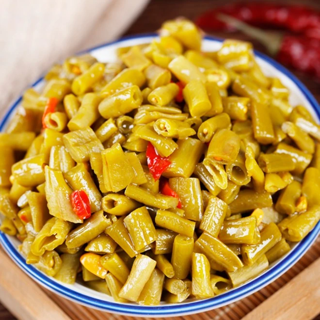 【发一瓶】下饭菜罐装脆豇豆美食老坛酸辣豆角开味