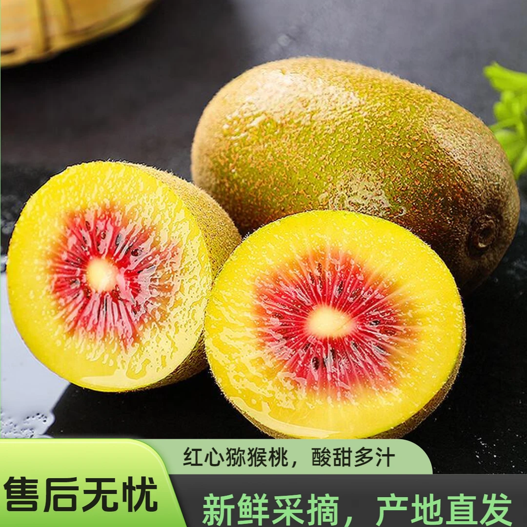 售后无忧四川蒲江红心新鲜猕猴桃奇异果鲜果酸甜大果多汁包邮孕妇