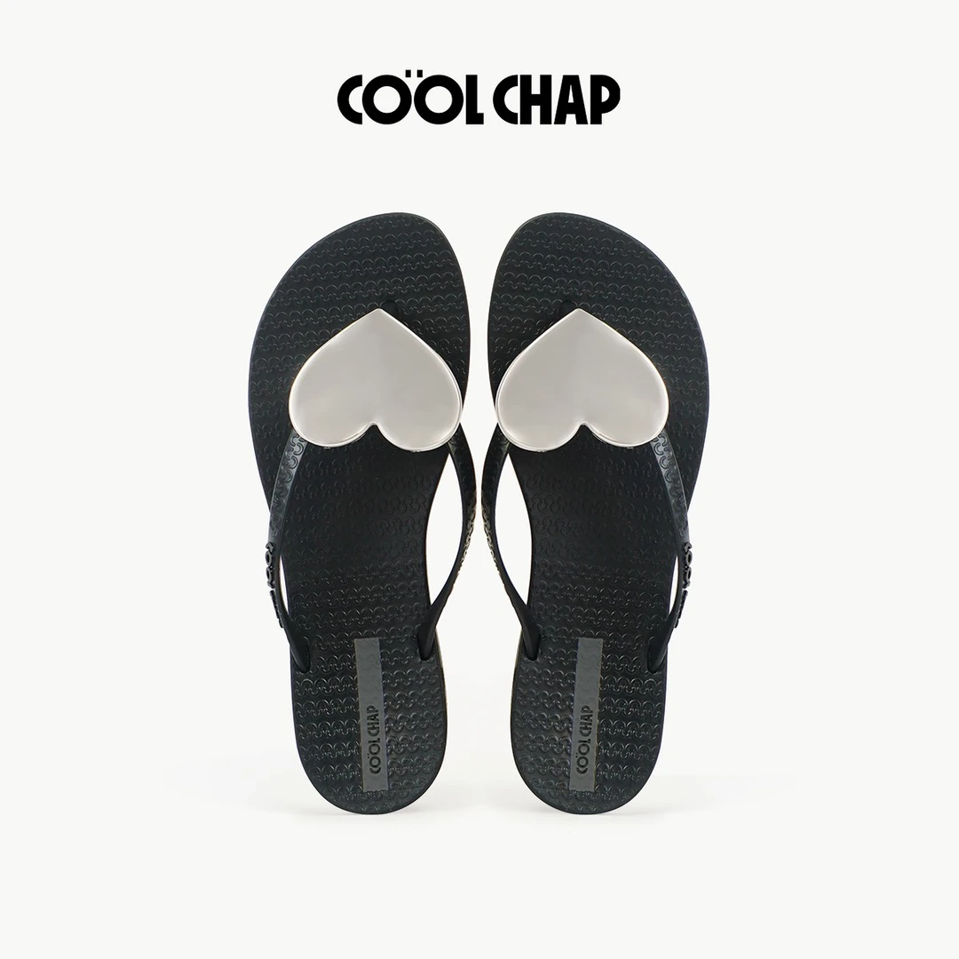 Coolchap夏季新款爱心系列女款人字拖CAF1005