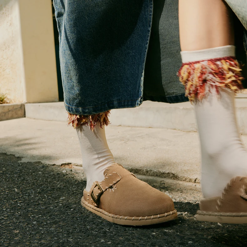 Coolchap勃肯穿搭白日焰火系列两穿中筒袜