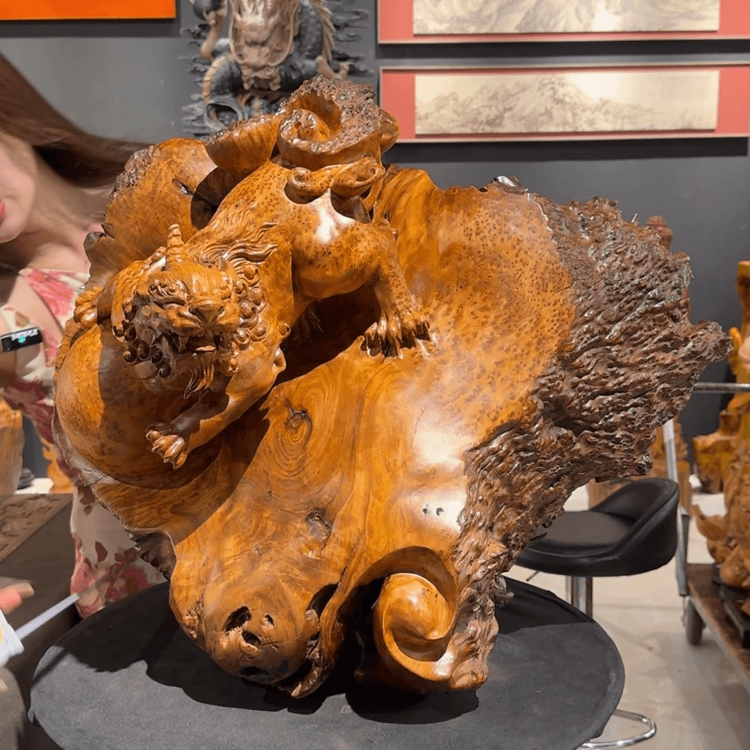 柏木杉木瘤工艺品摆件
