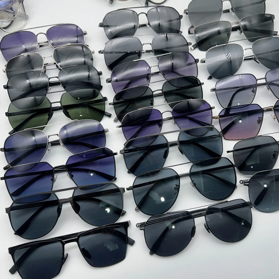 男士尼龙偏光片太阳镜开球可配度数墨镜批发