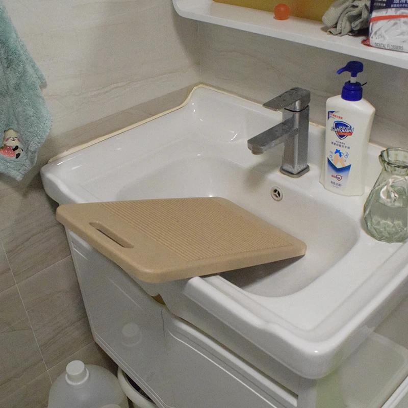 加厚洗脸盆搓板PP塑料耐用白色家用简约男友礼物学生宿舍厕所浴室
