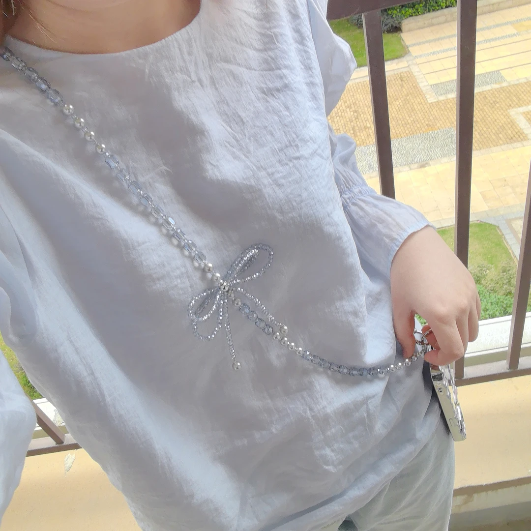 秋冬款毛毛国华斜挎手机链合集挂件琪琪家diy