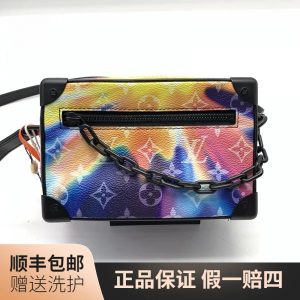 99新 LouisVuitton/路易威登 LV彩虹盒子斜挎包/10018327肩包奢侈