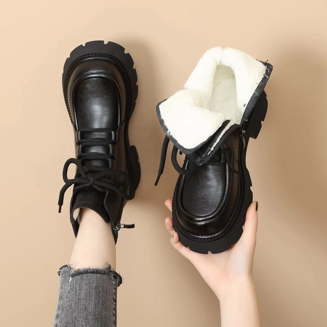 （镇店三宝）600克厚绒厚底马丁靴9858