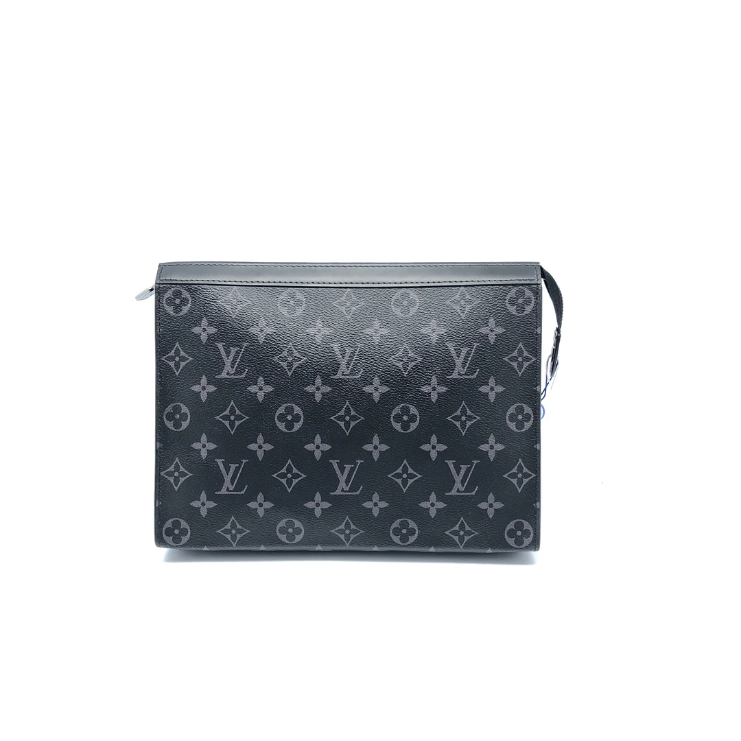 99新 LouisVuitton/路易威登 98新 黑老花手拿包/3566号