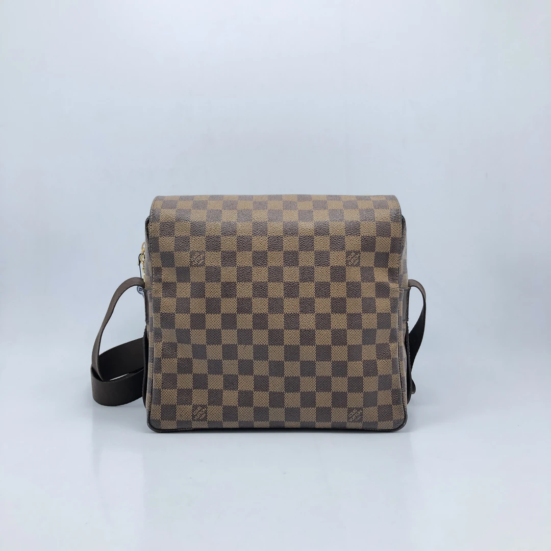 95新 LouisVuitton/路易威登 一口价棕棋盘格豆腐包/3822号男士＇