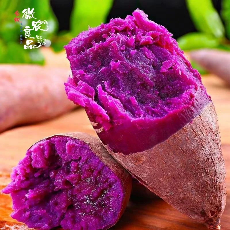 【现挖紫薯】新鲜沙地紫薯粉糯香甜网红紫罗兰3-9斤农家番薯紫红薯