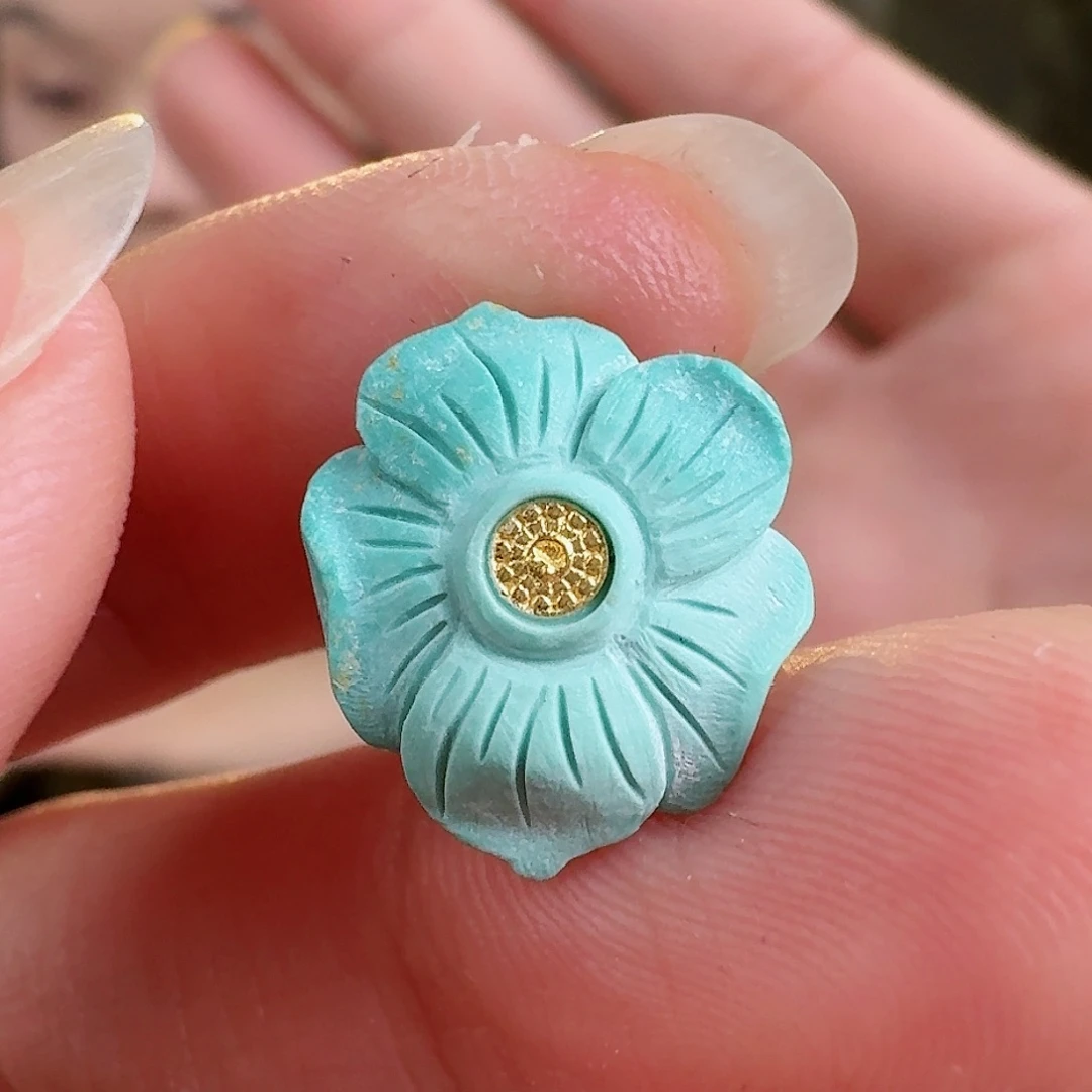 绿松石珠宝奇石未镶嵌