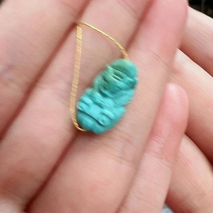 绿松石珠宝奇石未镶嵌