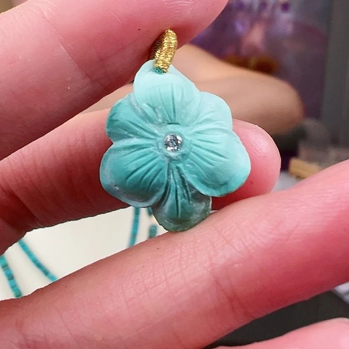 绿松石珠宝奇石未镶嵌