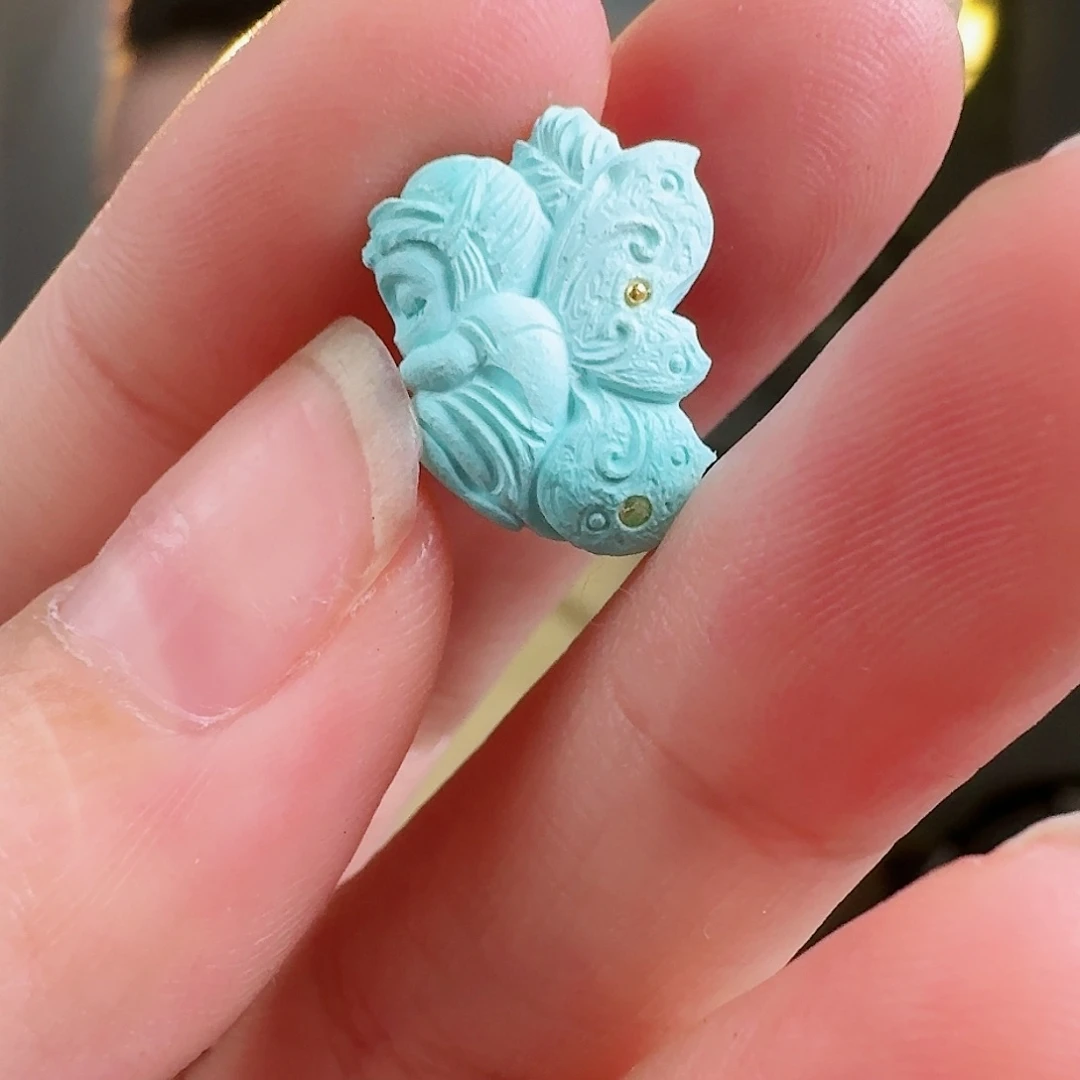 绿松石珠宝奇石未镶嵌