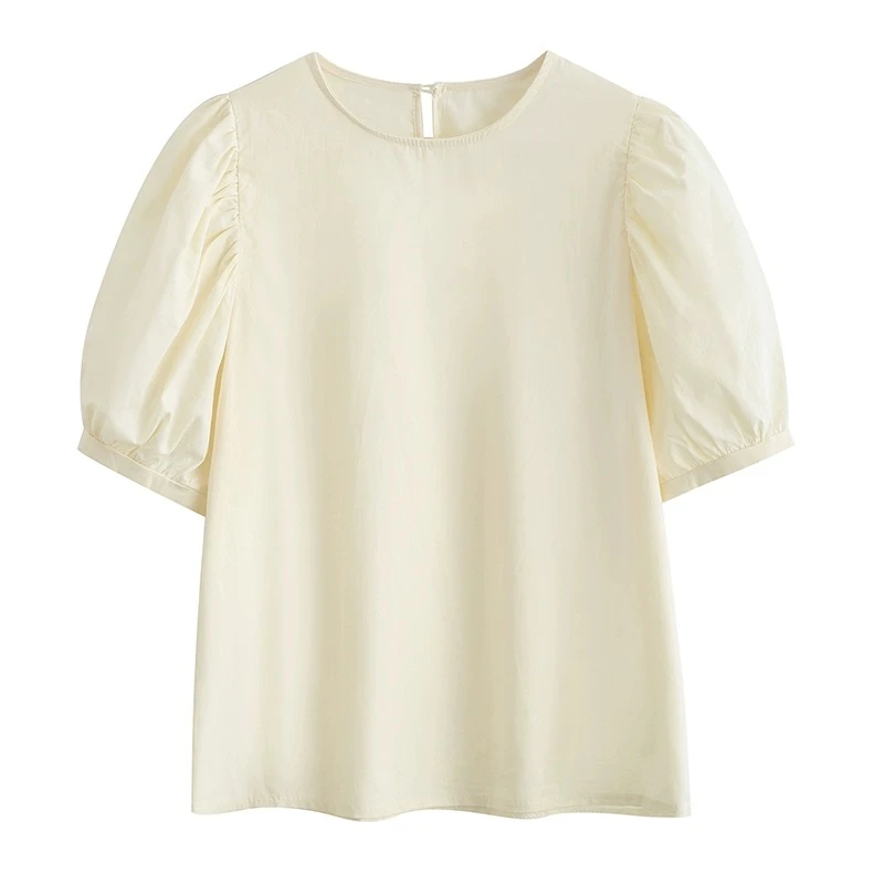 【糯糯家】7/11夏季孕妇百搭短袖甜美小衫小众时尚法式搭配上衣