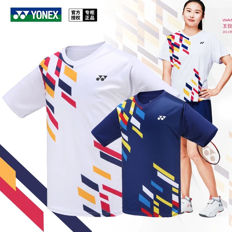 新品保真尤尼克斯羽毛球服男女比赛服轻量吸湿速干运动短袖110322