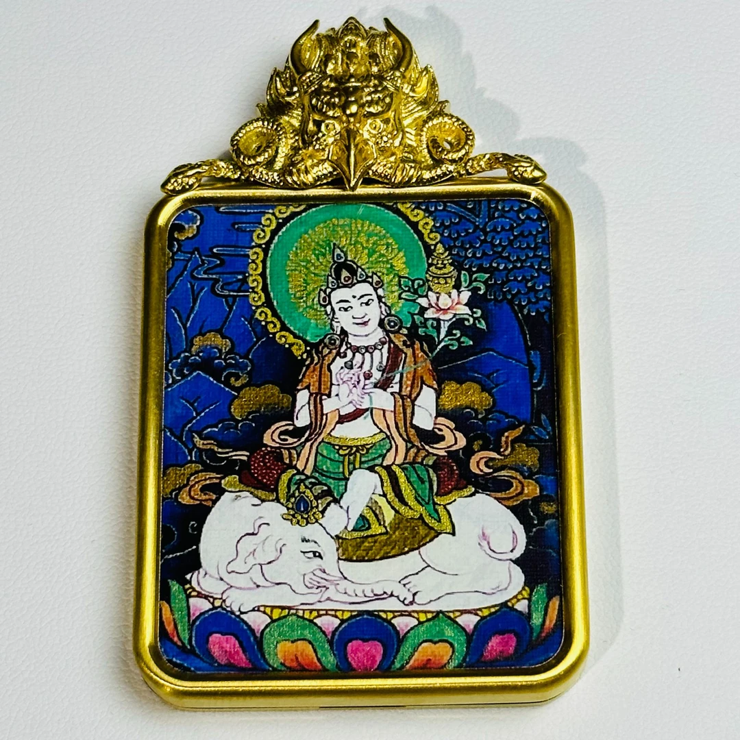 【鑫源阁】手绘唐卡 普贤