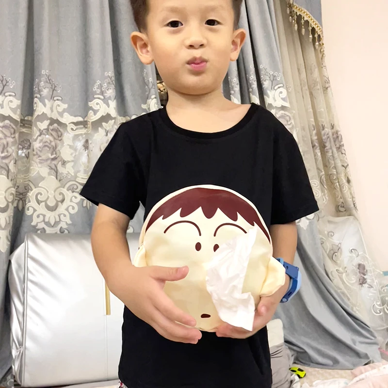 阿呆抽纸短袖t恤儿童装口袋纸抽随身带纸鼻涕上衣夏季纯棉卫衣服