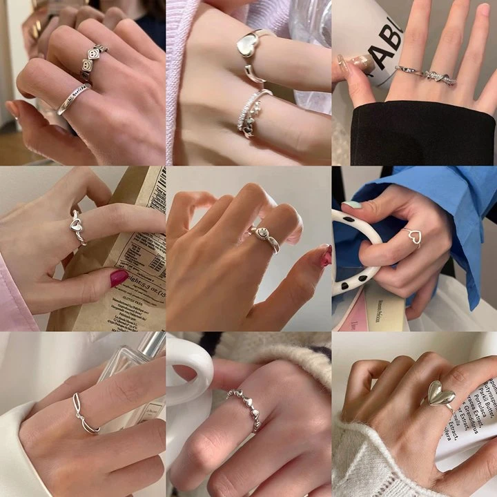 钛钢戒指 直播扣号，一单一付秒拍秒付