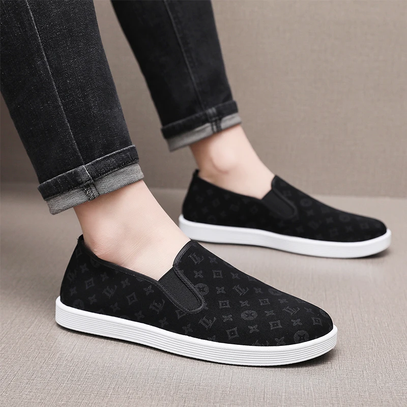 LL新款老北京布鞋男款时尚休闲板鞋舒适防滑休闲百搭爸爸鞋小新m.