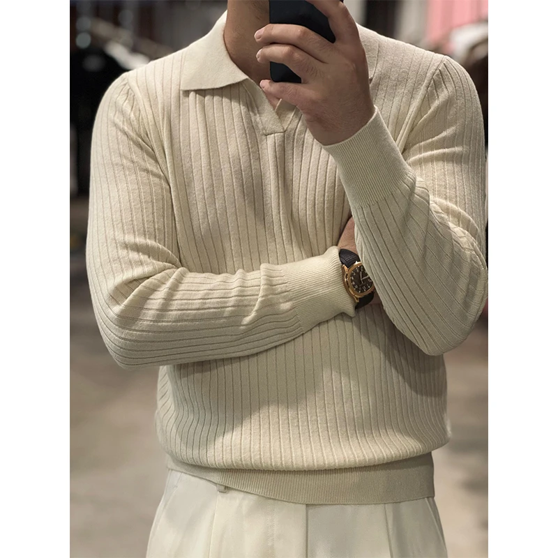 (主店）17500版“意式老钱风 知识分子穿搭”海鸥领 100%羊毛 针织衫