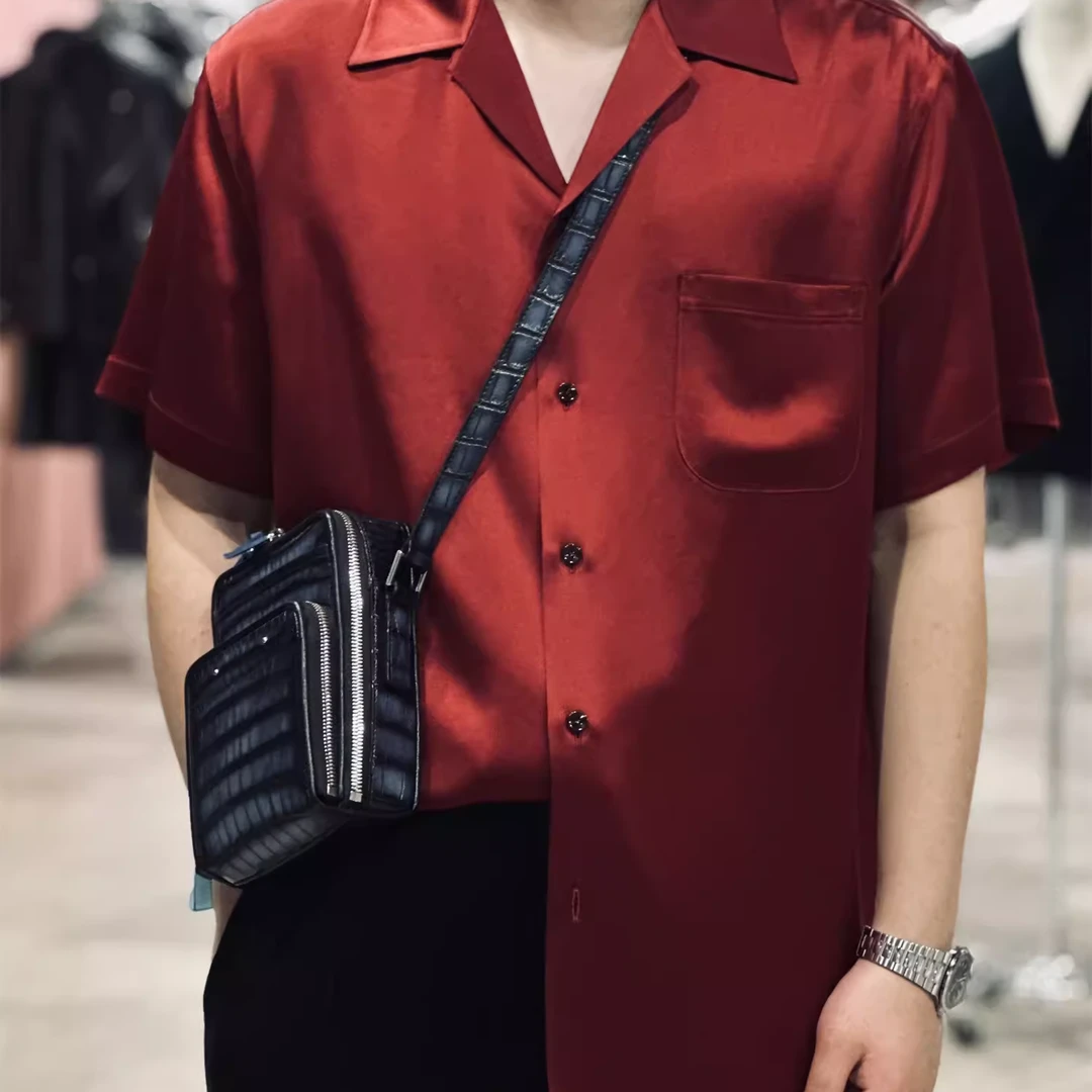 （主店）LA CALIFFA7500版"性感的总裁 古巴衫”华丽三醋酸 短袖