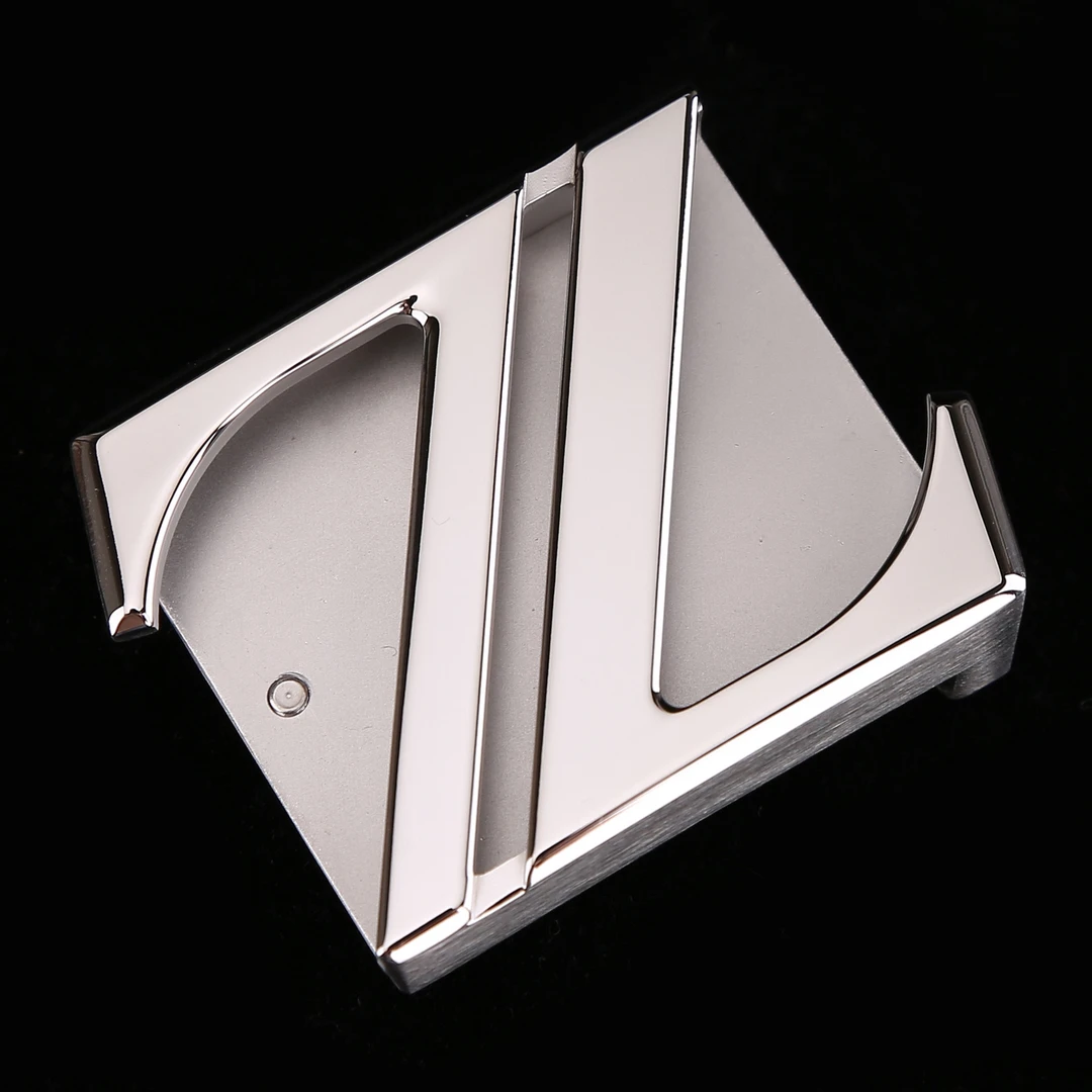 【双Z单扣头】高档男士内扣腰带卡扣皮带头不锈钢纯钢内扣式扣扣头