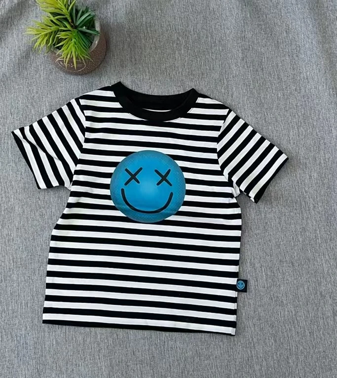 2630/H1-4/GX/儿童短袖条纹T恤/微瑕