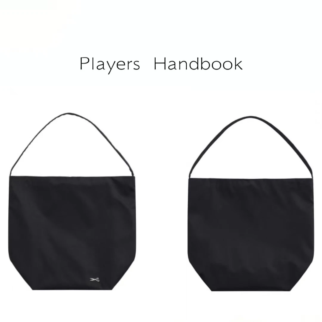 简约休闲软面纯色黑色百搭小众设计师款尼龙单肩水桶包布包PH0157