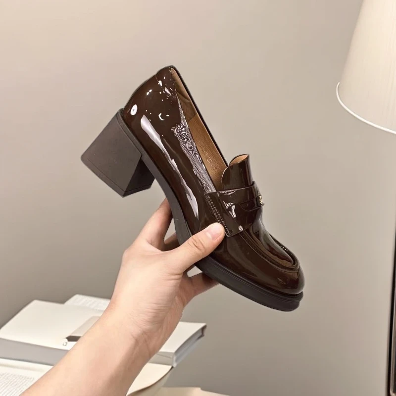 266-C10-软底单鞋休闲女士工作鞋厚底鞋