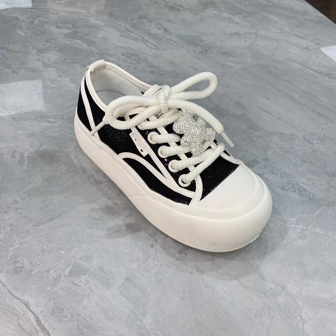 8496-A10-秋厚底季时尚百搭真皮时尚休闲鞋