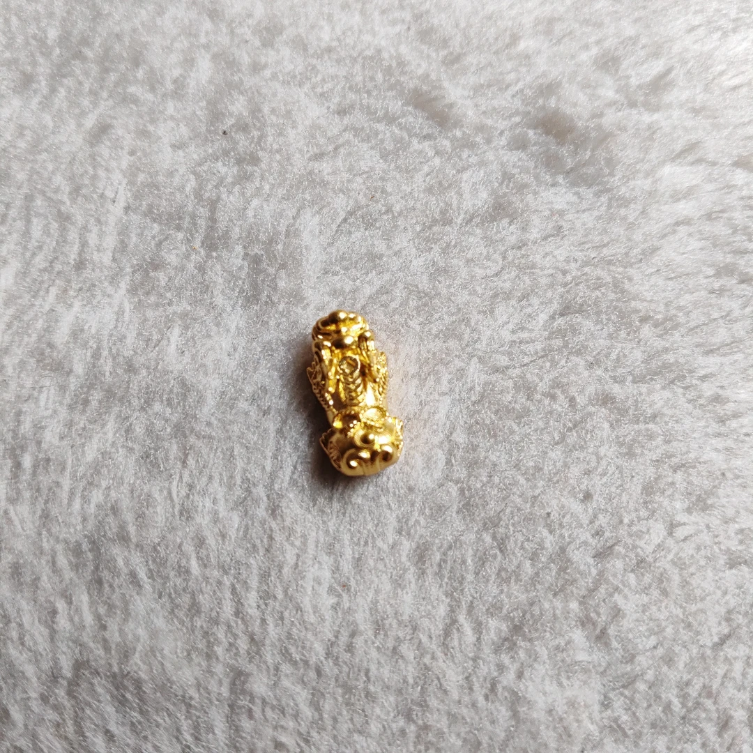 金元宝足金999貔貅珠子首饰