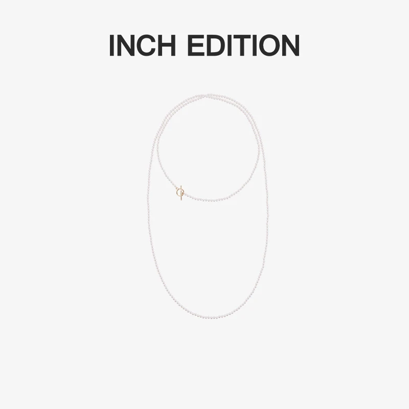 INCHEDITION 铜合金项链 纯白梦境-长项链多种佩戴百搭时尚