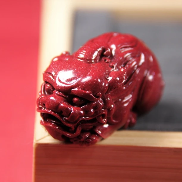 含辰砂工艺品朱砂紫金砂霸王貔貅挂件项链手把玩男女款情侣款