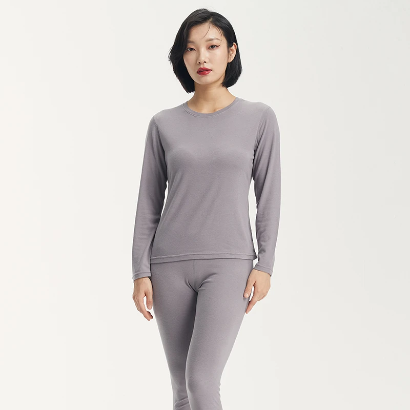 【8105女士蚕丝套装】雅赛尔圆领套装