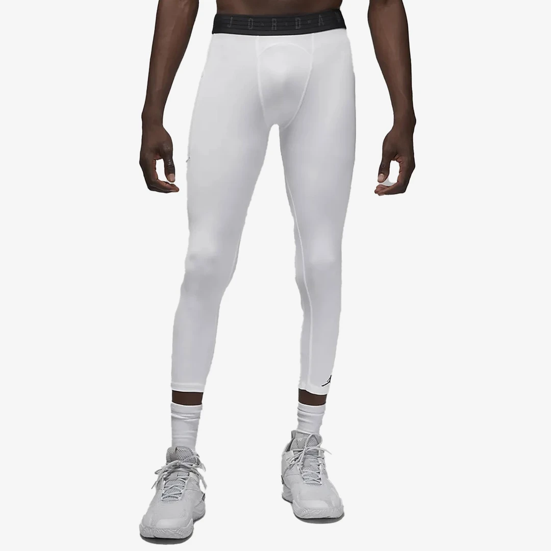 Nike/耐克官r Jordan男子运动训练透气七分裤跑步弹力DX3140-100