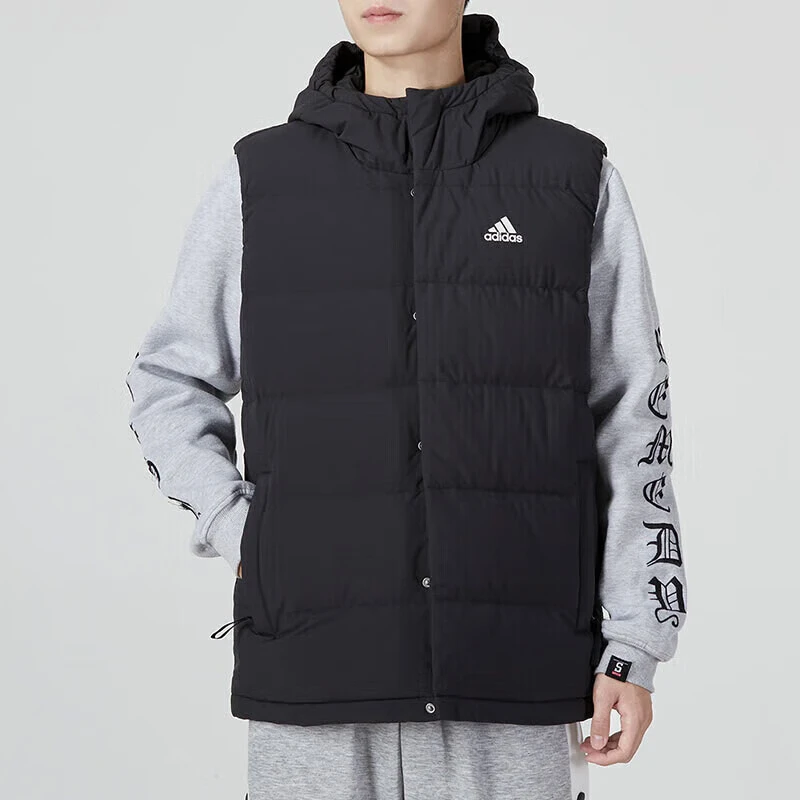 adidas/阿迪达斯男款羽绒马甲HELIONIC VEST休闲舒适背心HG6277